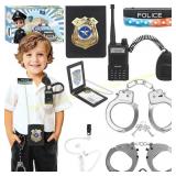 Police Toys with Accessories: Handcuff, Badge
