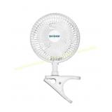 Hurricane Classic 6' Clip Fan, 2-Speed White