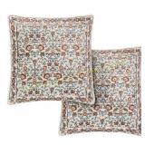 2ct Town and Country Washluxe pillows, Floral desi