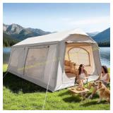 ABORON Inflatable Camping Tent, 4-12P