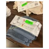 BLUE 1 hand towel, 2 washcloth