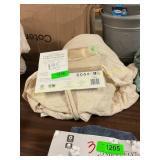 TAN king size 3 piece coverlet set