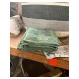 Purely indulgent 4 piece cotton bath towel set, GR