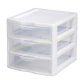 Ct 6 Sterilite 1.6 cu ft Drawer Organizer
