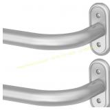 2 Pack Blackout Curtain Rods, 36-88' Silver