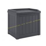 22 Gallon Plastic Storage Seat, Cyberspace