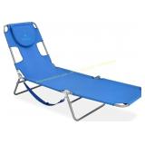 Ostrich Chaise Lounge 72'x22' Blue Beach Chair