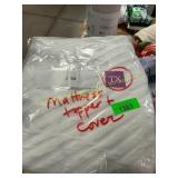 Mattress topper with cover, TX