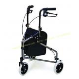 Lumex 609201P 3-Wheel Rollator, Compact, Blue