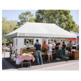 CROWN SHADES 10x20 Pop Up Canopy, Black