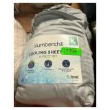 Slumberchill 6pc cooling sheet set, KING SIZE GREY
