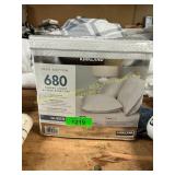 Queen 680 Thread Count Flat/Fitted + 4 Pillowcases