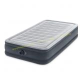 Intex Twin Gray Air Mattress with Pump, 300 lb