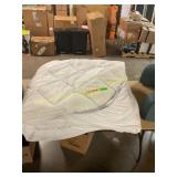 WHITE KING size mattress topper