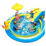 Dinosaur Inflatable Play Center with Slide