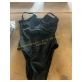 Unbranded one piece bathing suit, Size Small BLACK