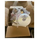 Bathroom vanity light, 2 e26 sockets, Damaged