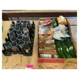 Assorted spices, snacks