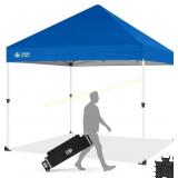 CROWN SHADES 10x10 Pop Up Canopy, With 1-Sidewall,