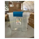 Sterlite Storage Bin, 20qt, No Lid