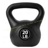 ALTLER Vinyl Kettlebell 10-50LBS Safe Grip