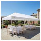 Crown Shades Pop Up Canopy, 10'x30', White
