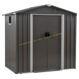 JYQAQA 6x4 ft Outdoor Shed - Lockable