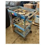 Plastic carts and contents