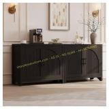 Bestier 73' W Sideboard, Brown