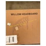 Queen size willow headboard