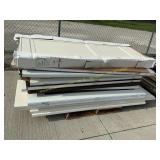 Pallet of assorted doors