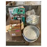 Pans, small appliances, snacks