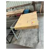 2 ct. wood/ metal table