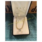 Unverified 20in Brilliant Cut Pendant Necklace