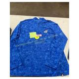 XL 1/4Zip Adidas Pullover Kansas Logo