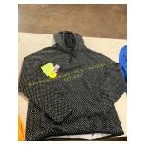 Size M Nike Dri Fit Black + White Hoodie