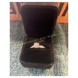 Unverified Size 8 Vintage Engagement Ring