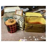 Picnic Baskets, Thermos Jug, Etc