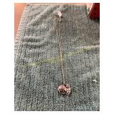 20in Ladies Sleeping Cat Pendant Necklace