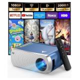 Antmap Mini Projector: WiFi/Bluetooth, 1080P