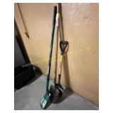 3 shovels
