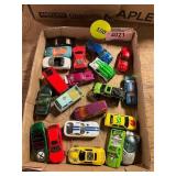 Flat of HotWheels