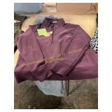 Size 12 Capri Gray Jeans, L 1/4 Zip Pullover