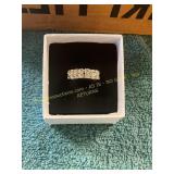 Unverified size 6 Double Studded Cocktail Ring