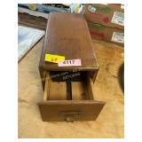 Library Card Box