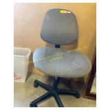 Desk chair on wheels