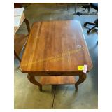 End table with drawers