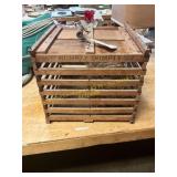 Antique Humpty Dumpty Egg Crate