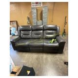 Ashely furniture grey leather power recliner