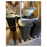 6black glad trash cans, home sign, culun bio baby